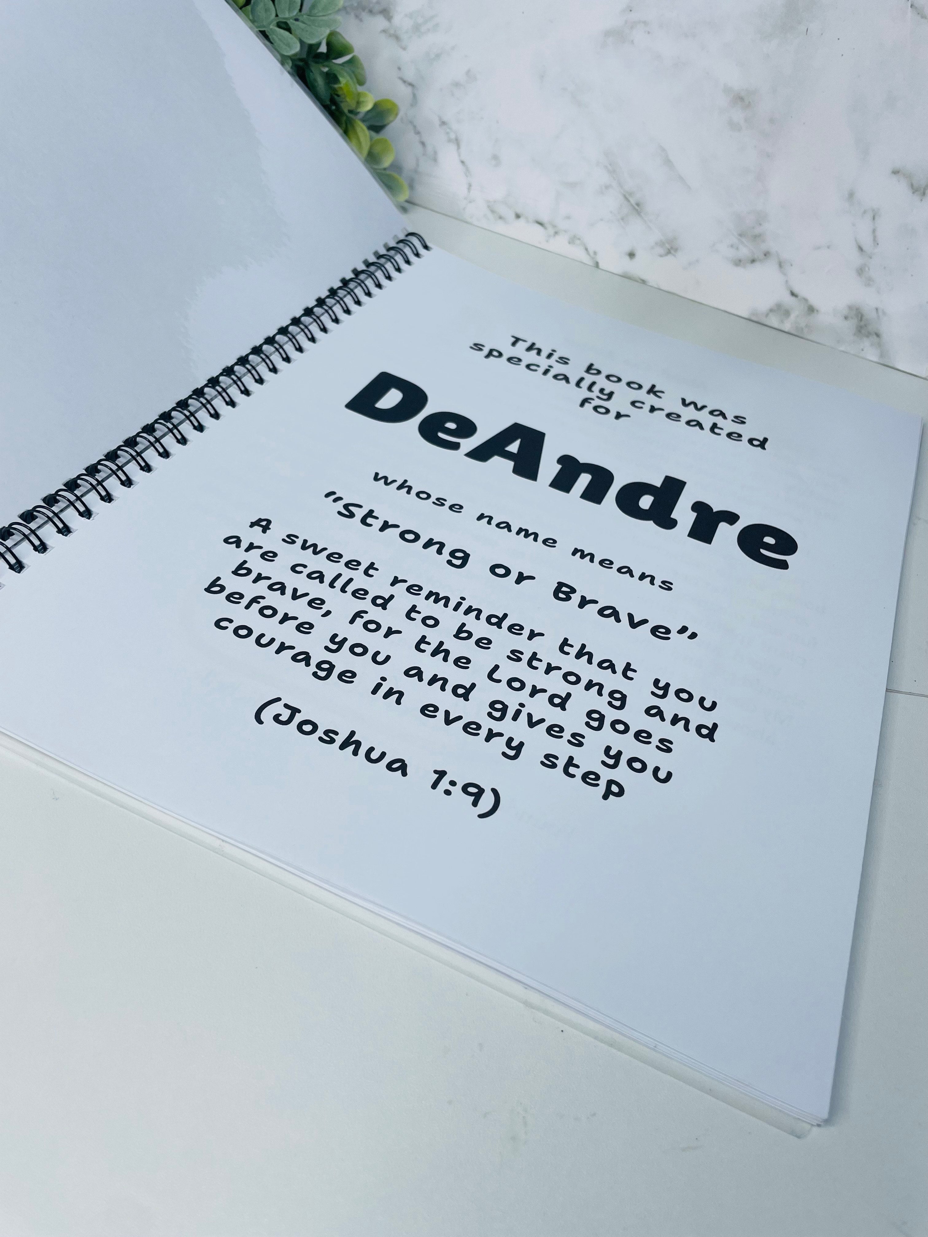 Personalized Name tracing Book